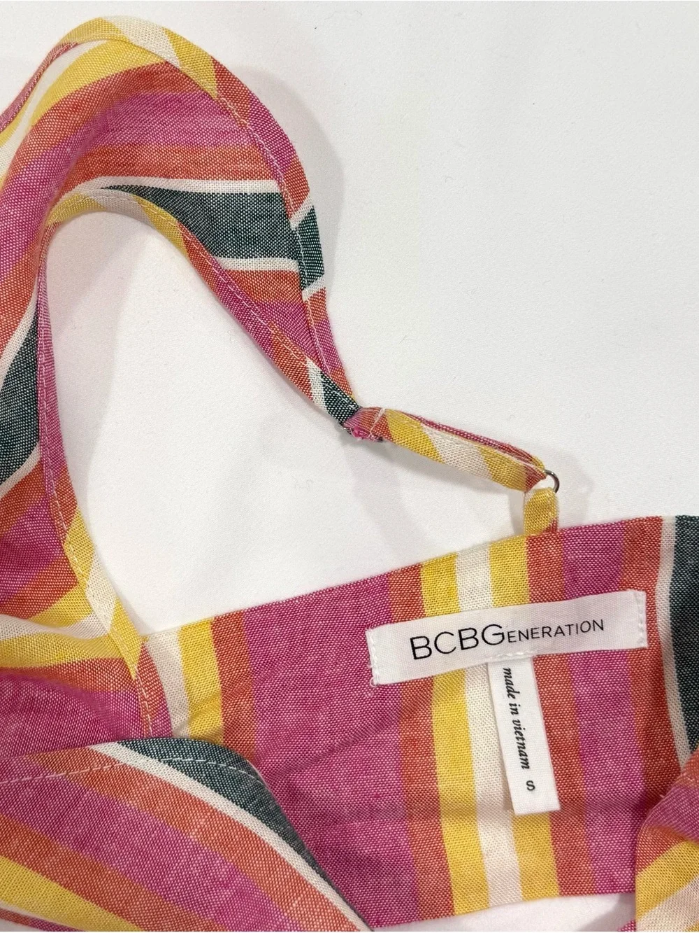 BCBG Generation multicoloured striped crop top | Size 4 - Picture 8 of 9